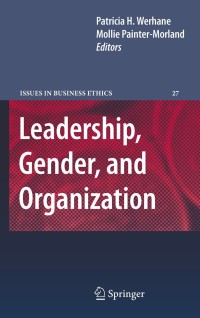 Imagen de portada: Leadership, Gender, and Organization 9789048190133
