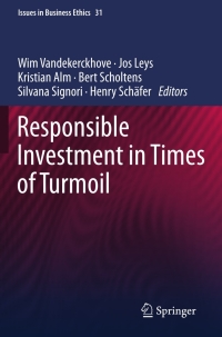 Cover image: Responsible Investment in Times of Turmoil 9789048193189