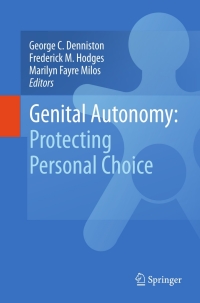 Titelbild: Genital Autonomy: 9789048194452