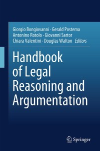表紙画像: Handbook of Legal Reasoning and Argumentation 9789048194513