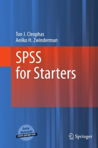 Cover image: SPSS for Starters 9789048195183