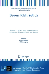 Imagen de portada: Boron Rich Solids 1st edition 9789048198177