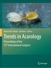 Imagen de portada: Trends in Acarology 9789048198368