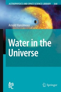 Cover image: Water in the Universe 9789048199839