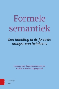 Imagen de portada: Formele semantiek 1st edition 9789089647139