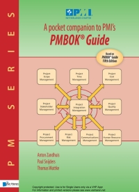 Cover image: A pocket companion to PMI's PMBOK Guide Fifth edition 5th edition 9789087538040