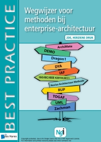 Immagine di copertina: Wegwijzer voor methoden bij enterprise-architectuur - 2de herziene druk 1st edition 9789087538026