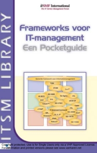 صورة الغلاف: Frameworks voor IT-management 1st edition 9789087530921