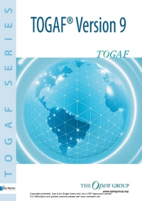 Imagen de portada: The Open Group Architecture Framework TOGAF Version 9 1st edition 9789087539832