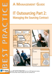 Imagen de portada: IT Outsourcing Part 2:  Managing the Sourcing Contract 1st edition 9789087536169