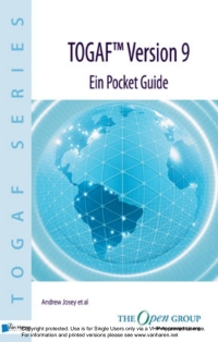 صورة الغلاف: TOGAF® Version 9 - Ein Pocket Guide 1st edition 9789087535810