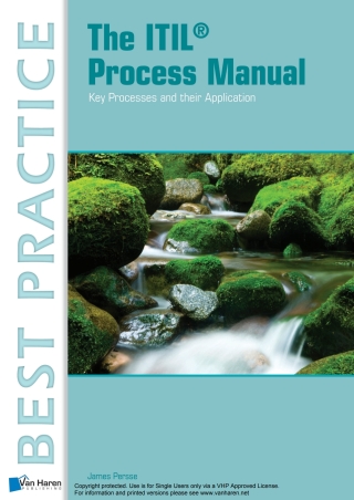 Cover image: The ITIL Process Manual 1st edition 9789087536503