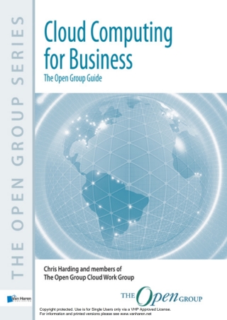 Imagen de portada: Cloud Computing for Business  -The Open Group Guide 1st edition 9789087536572