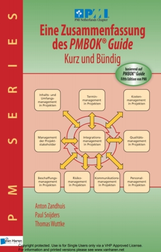 Imagen de portada: Eine Zusammenfassung des PMBOK® Guide  5th Edition - Kurz und Bündig 1st edition 9789087537289