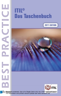 Cover image: ITIL® 2011 Edition - Das Taschenbuch 1st edition 9789087537050