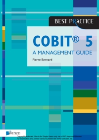 表紙画像: COBIT® 5 - A Management Guide 1st edition 9789087537012
