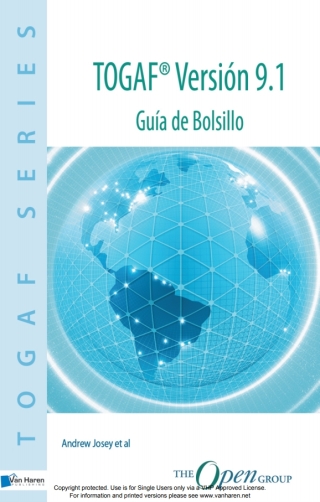 Cover image: TOGAF® Versión 9.1 - Guía de Bolsillo 1st edition 9789087537104