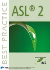 Cover image: ASL® 2 - A Framework for Application Management 1st edition 9789087533137