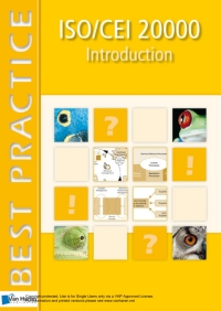 Cover image: ISO/CEI 20000 - Introduction 1st edition 9789087535575