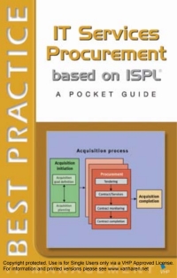 Cover image: IT Services Procurement based on ISPL 9789077212509