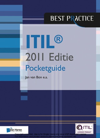 Titelbild: ITIL® 2011 Editie - Pocketguide 1st edition 9789087536770