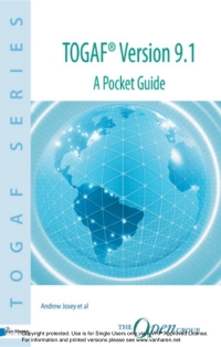 صورة الغلاف: TOGAF® Version 9.1 - A Pocket Guide 1st edition 9789087536787