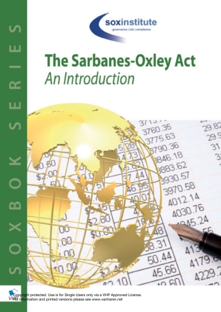Imagen de portada: The Sarbanes-Oxley Body of Knowledge SOXBoK: An Introduction 1st edition 9789087530839