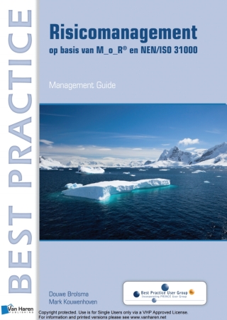 Immagine di copertina: Risicomanagement op basis van M_o_R®  en NEN/ISO 31000 1st edition 9789087536565