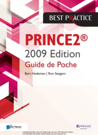 صورة الغلاف: PRINCE2® 2009 Edition  - Guide de Poche 1st edition 9789087536077