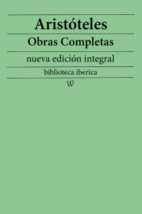 Titelbild: Aristóteles: Obras completas (nueva edición integral) 1st edition 9789180305877