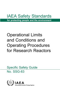 Imagen de portada: Operational Limits and Conditions and Operating Procedures for Research Reactors 9789201004239