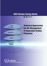 Imagen de portada: Technical Approaches for the Management of Separated Civilian Plutonium 9789201024213