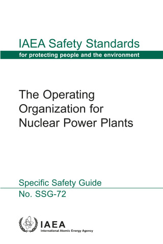 Imagen de portada: The Operating Organization for Nuclear Power Plants 9789201258229