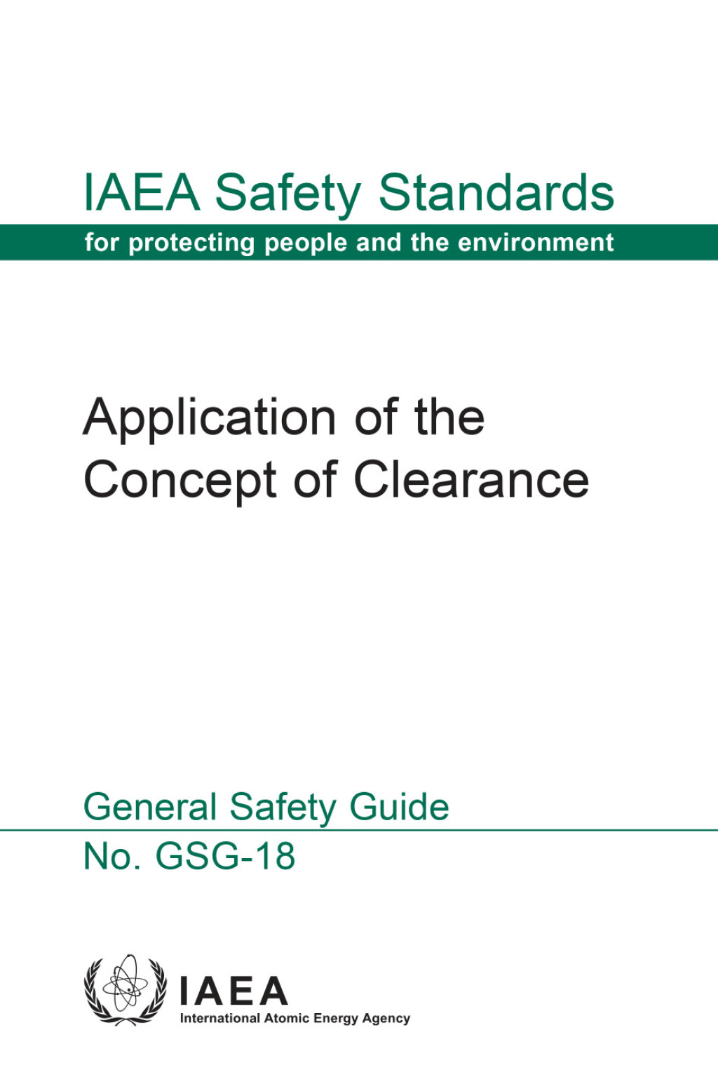 Application of the Concept of Clearance