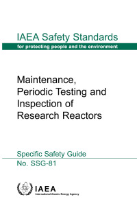 Imagen de portada: Maintenance, Periodic Testing and Inspection of Research Reactors 9789201508225