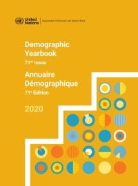 Imagen de portada: United Nations Demographic Yearbook 2020/Nations Unies Annuaire démographique 2020 9789211483628
