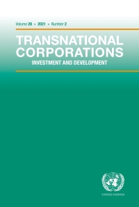 Imagen de portada: Transnational Corporations Vol.28 No.2 9789211130256