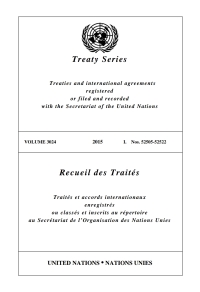 صورة الغلاف: Treaty Series 3024/Recueil des Traités 3024 9789219800977