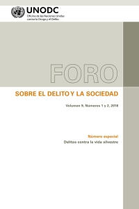 Cover image: Foro sobre el delito y la sociedad volumen 9, números 1 y 2, 2018 9789210041690