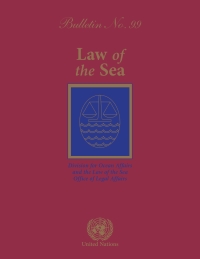 Imagen de portada: Law of the Sea Bulletin, No.99 9789211303858
