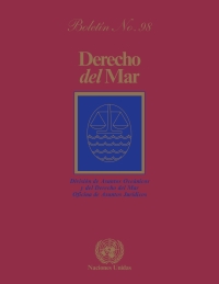 Omslagafbeelding: Derecho del mar boletín, No.98 9789210042833