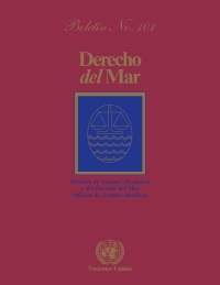 Omslagafbeelding: Derecho del mar Boletín, No. 101 9789210043205