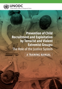 Omslagafbeelding: Prevention of Child Recruitment and Exploitation by Terrorist and Violent Extremist Groups 9789211303896