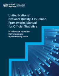 Imagen de portada: United Nations National Quality Assurance Frameworks Manual for Official Statistics 9789212591285