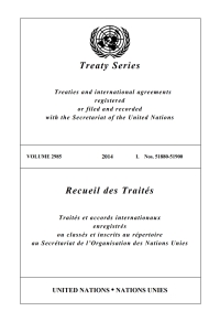 Cover image: Treaty Series 2985/Recueil des Traités 2985 9789219009615