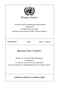 Imagen de portada: Treaty Series 3002/Recueil des Traités 3002 9789219009677