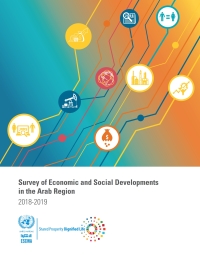 Omslagafbeelding: Survey of Economic and Social Developments in the Arab Region 2018-2019 9789211284096