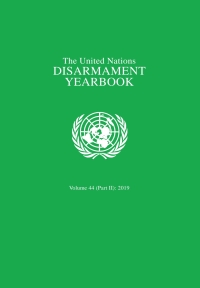 Omslagafbeelding: United Nations Disarmament Yearbook 2019: Part II 9789211391923