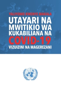 Cover image: COVID-19 Preparedness and Response in Places of Detention (Swahili language) 9789210053273