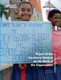 Cover image: Report of the Secretary-General on the Work of the Organization 9789218600516